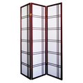 Ore Furniture Ore Furniture R542CH Girard 3-Panel Room Divider - Cherry R542CH